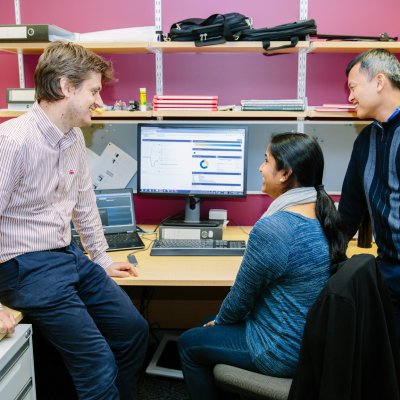 Associate Professor Lachlan Coin, Devika Ganesamoorthy, Dr Minh Duc Cao